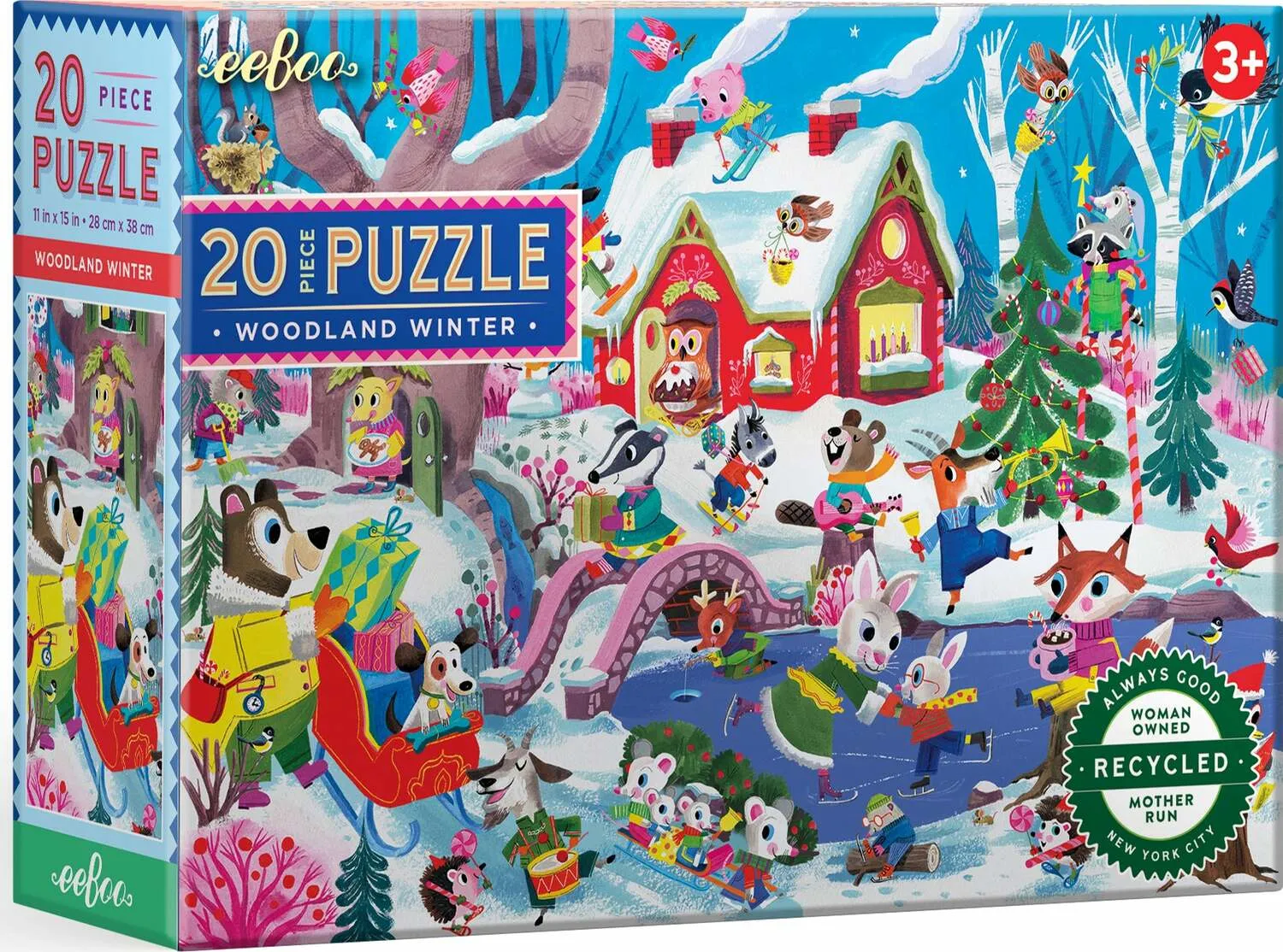 20pc Puzzle - Woodland Winter