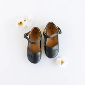 Black Cosecha Mary Janes {Children's Leather Shoes}