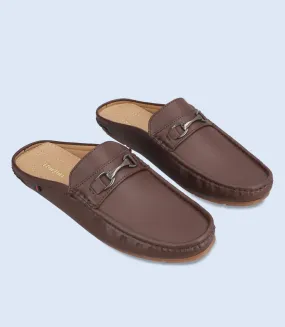 BM6681-BROWN-Men Mule