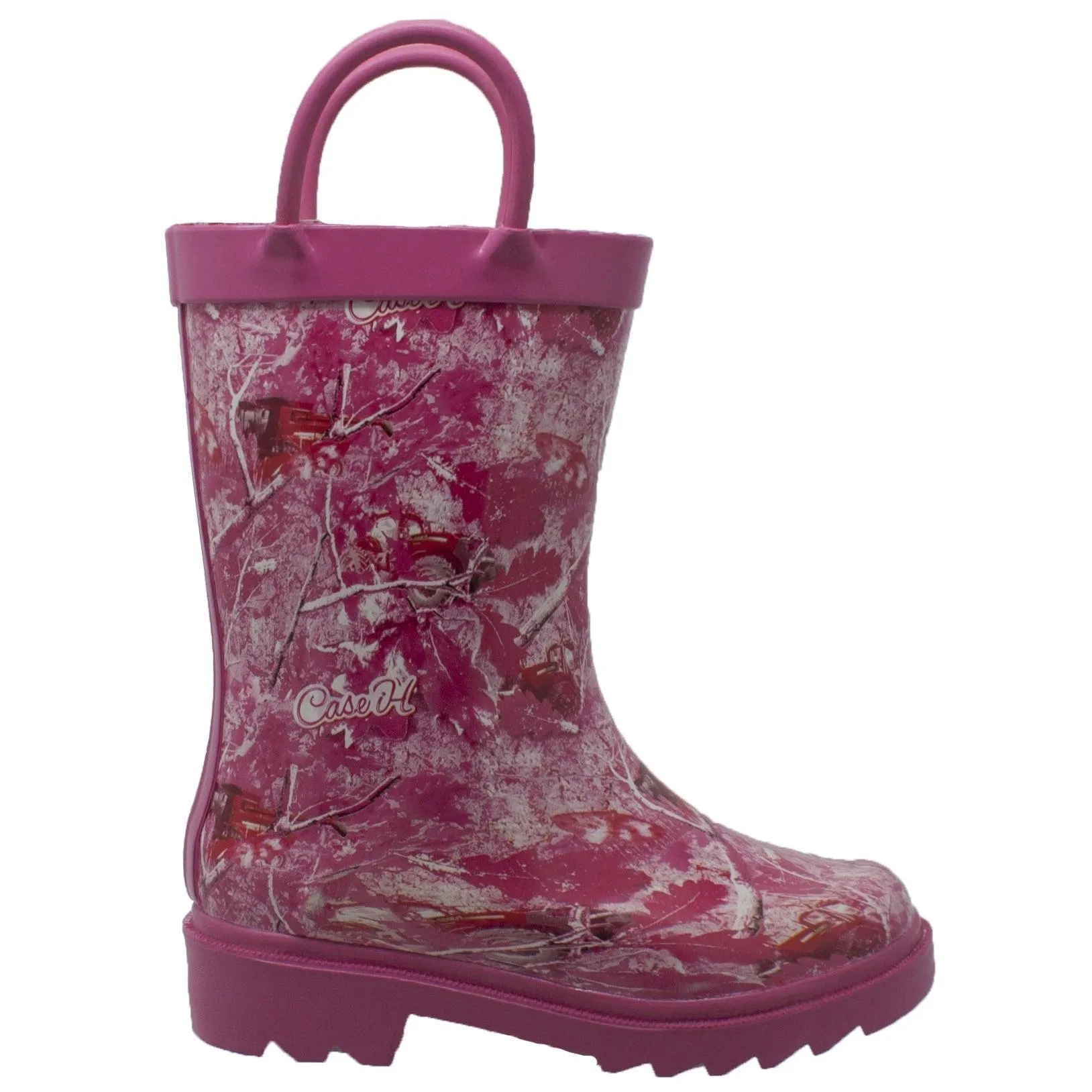 Case IH Toddler's Camo Rubber Boot Pink