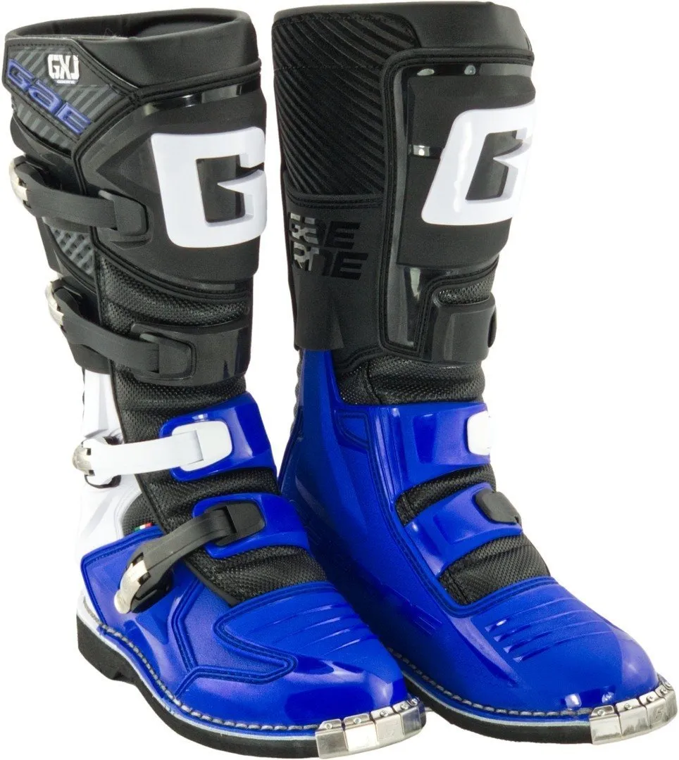 Children's boots Gaerne GX-J motocross, black/blue