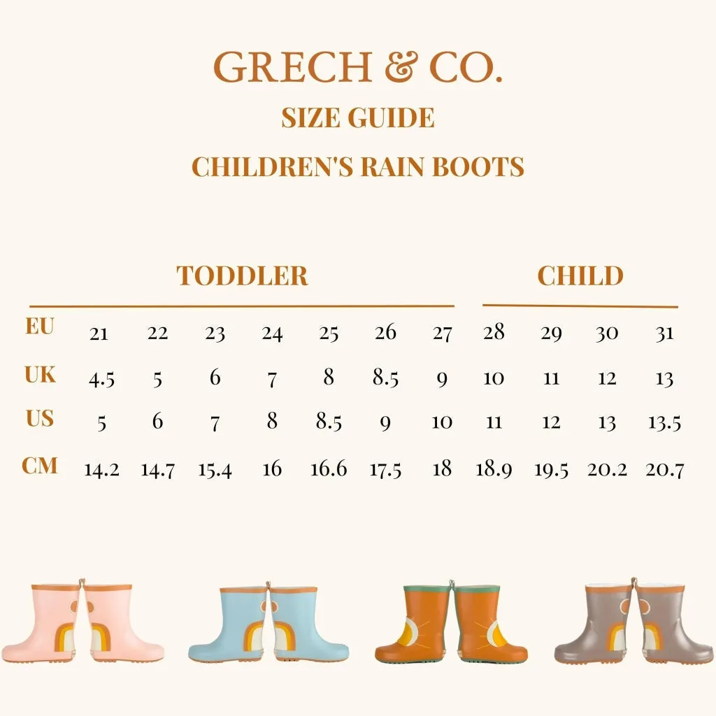 Children's Rain Boots - Light Blue