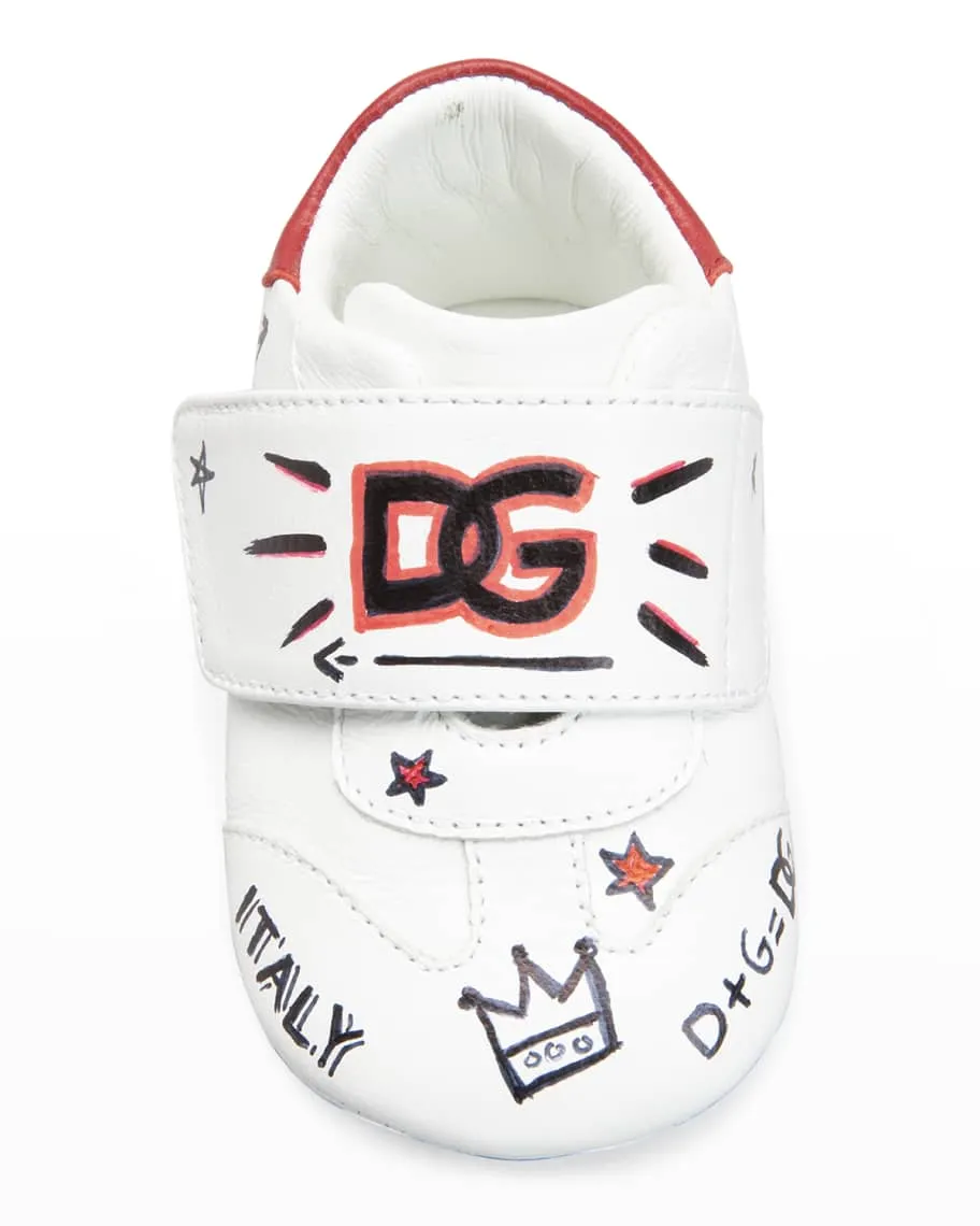 Children's sneakers Prewalker DG Graffiti Logo, Newborn-9M Dolce&Gabbana