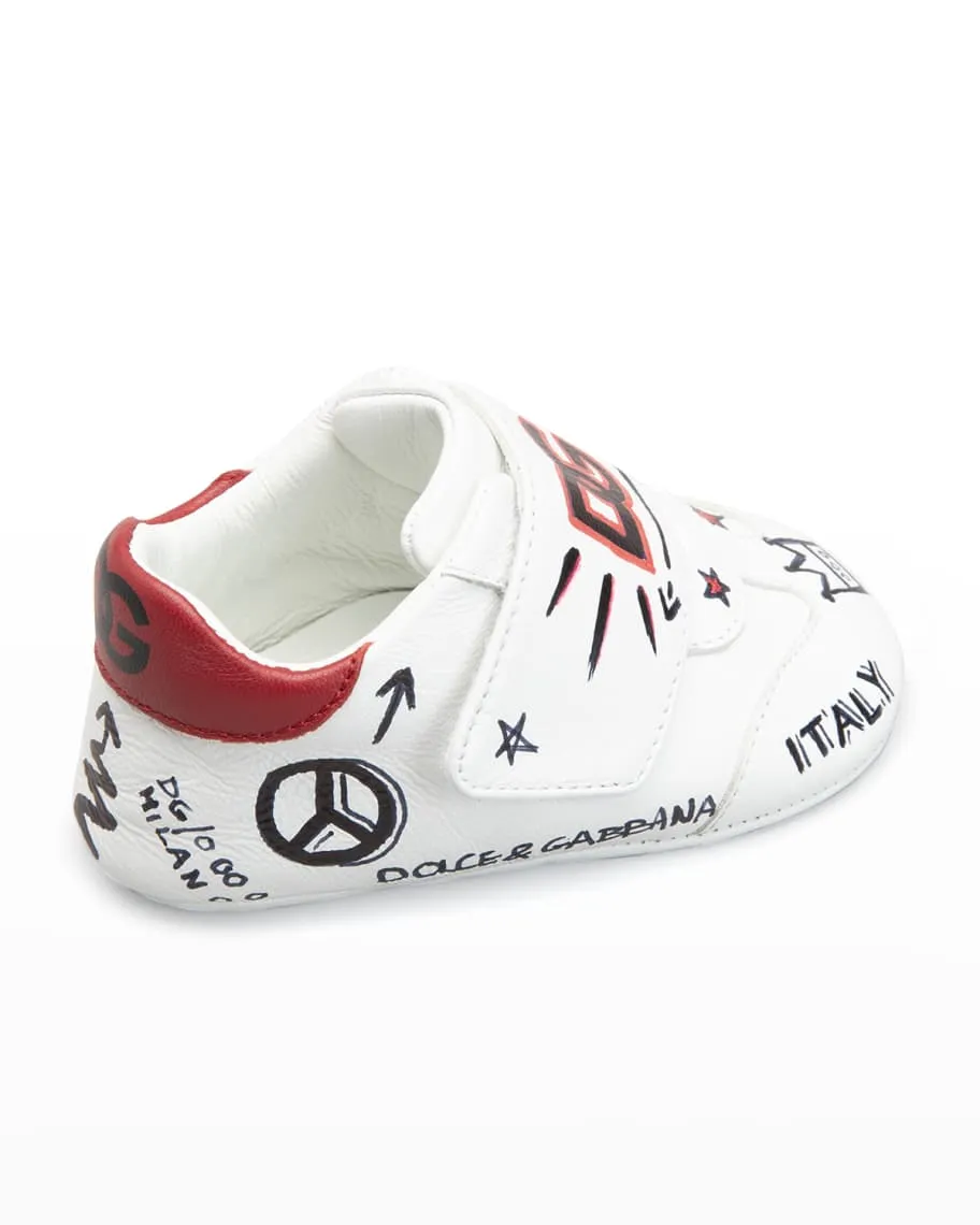 Children's sneakers Prewalker DG Graffiti Logo, Newborn-9M Dolce&Gabbana