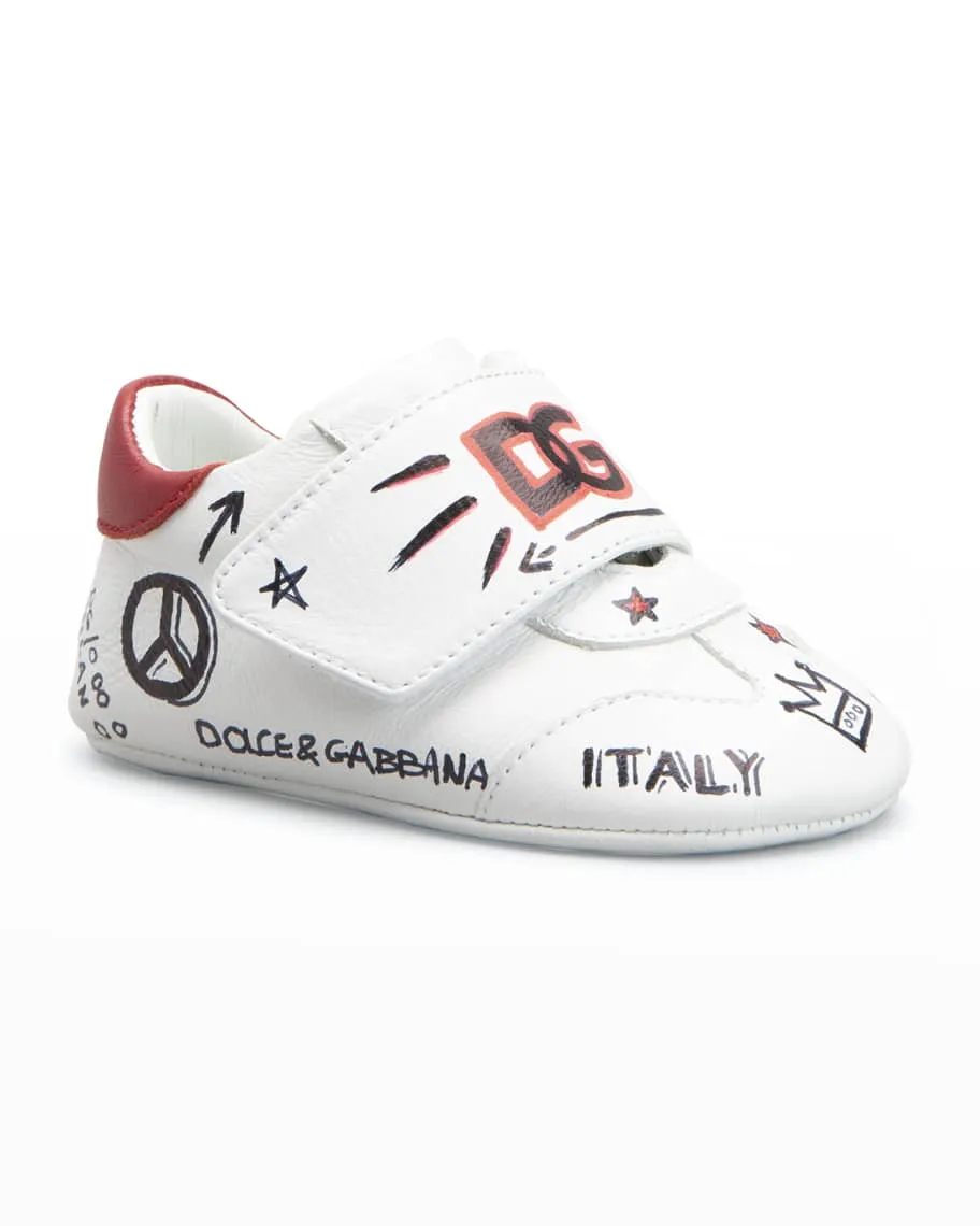 Children's sneakers Prewalker DG Graffiti Logo, Newborn-9M Dolce&Gabbana