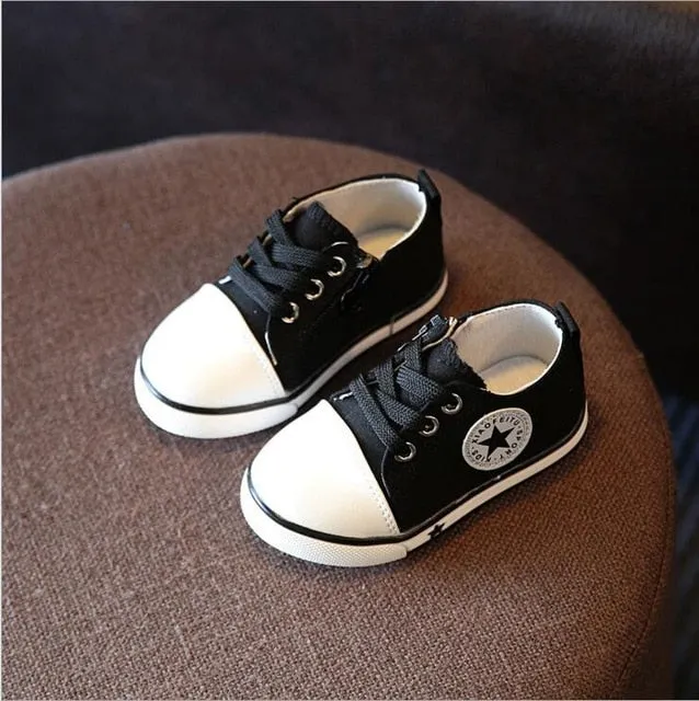 Comfortable Breathable Children's Canvas Sneakers