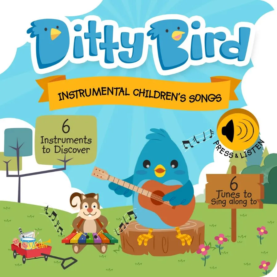 Ditty Bird - Instrumental Children's Songs Board Book