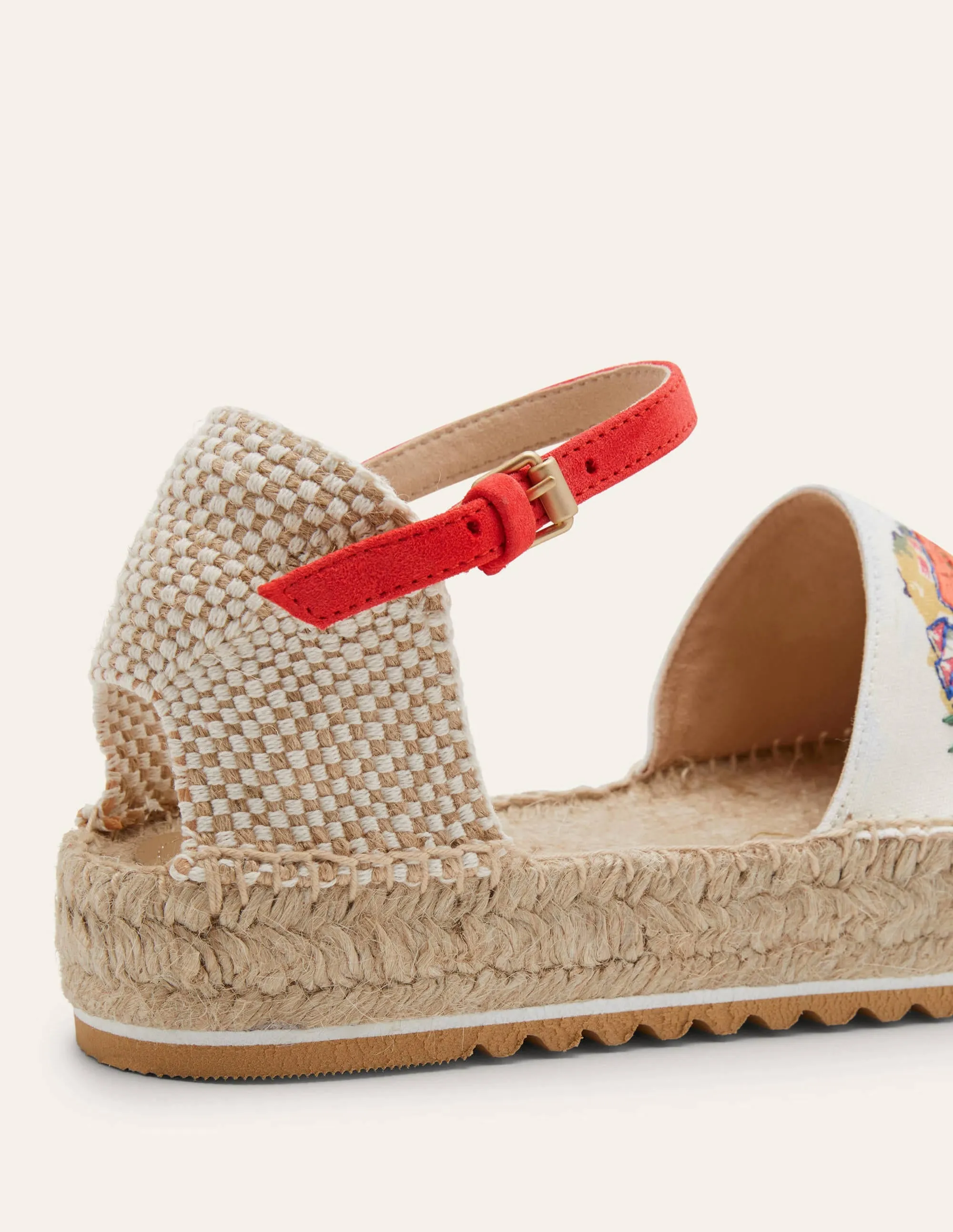 Flatform Espadrilles-Ivory, Paradise Bay