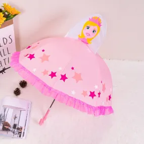 Kids Umbrella Cute Princess Children's Stick Umbrella