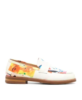 KidSuper Collage faces printed loafer