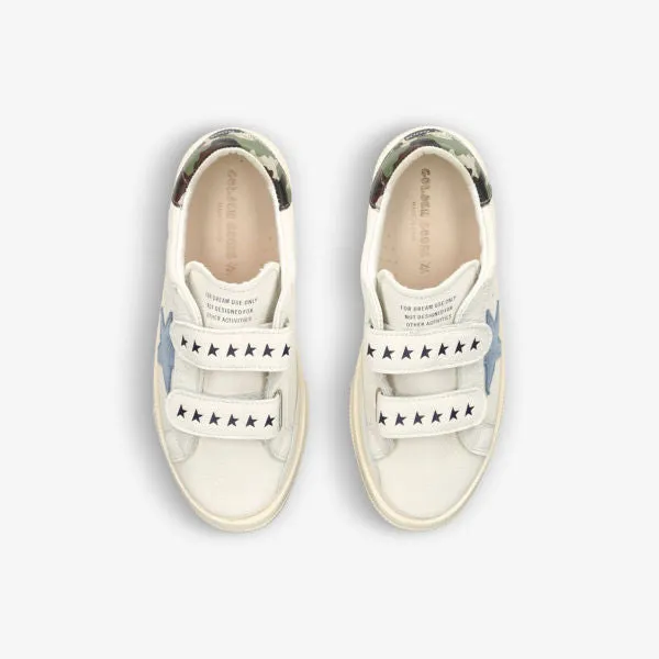 May leather sneakers with stars 6-10 years Golden Goose, white