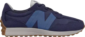 New Balance 327 Big Kid 'Pigment Oxygen Blue' Sneakers, blue