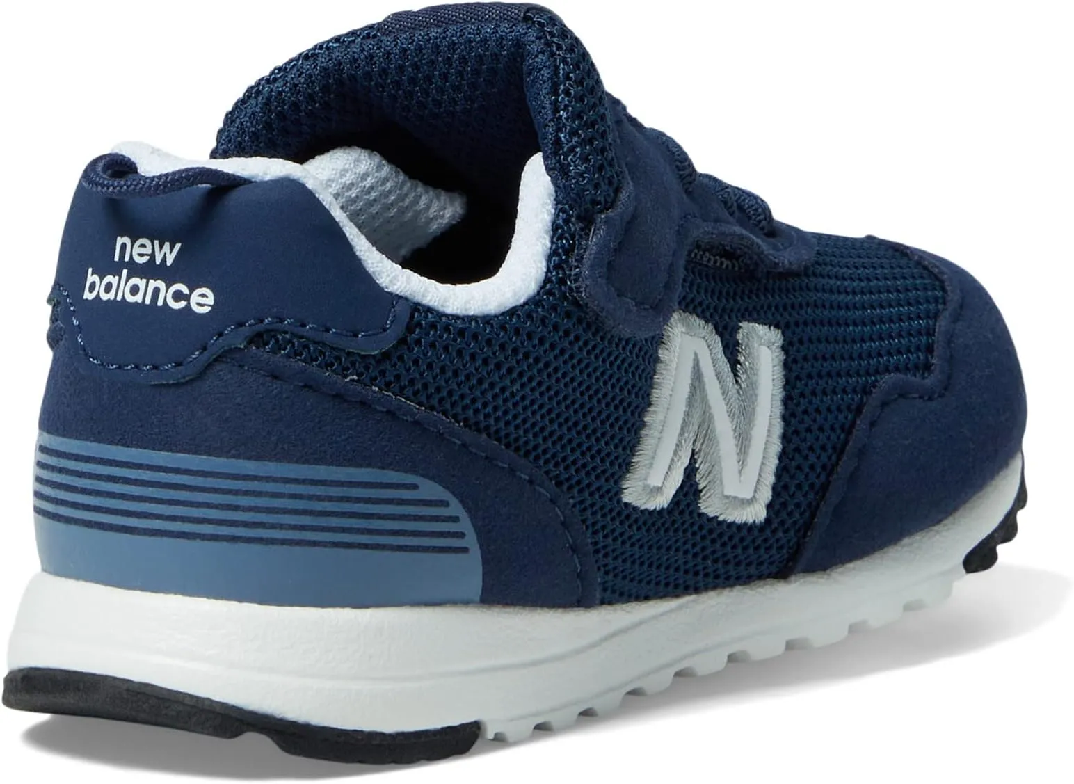 New Balance 515 New-B Hook-and-Loop Sneakers, NB Navy/White