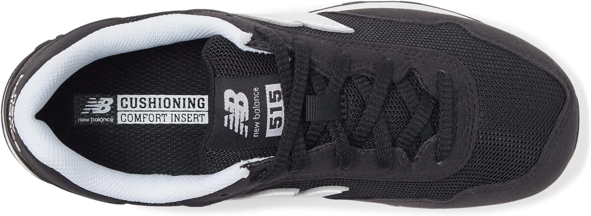 New Balance 515 Sneakers, Black/White