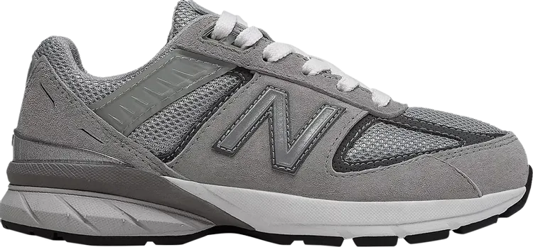 New Balance 990v5 Big Kid 'Grey' sneakers, gray