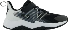 New Balance Rave Run v2 Bungee Lace Big Kid 'Black White' Sneakers, Black