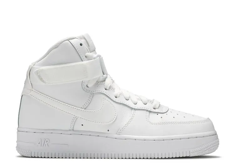 Nike AIR FORCE 1 HIGH GS 'WHITE' sneakers, white