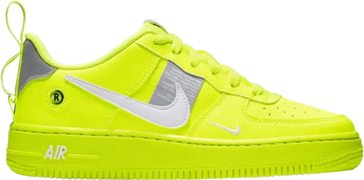 Nike Air Force 1 Low LV8 Utility GS 'Volt', Green