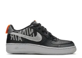 Nike AIR FORCE 1 LV8 2 GS 'UNDER CONSTRUCTION - BLACK', black