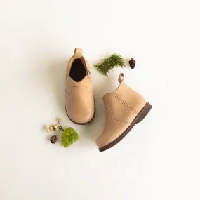 Oat Ophelia {Children's Leather Boots}