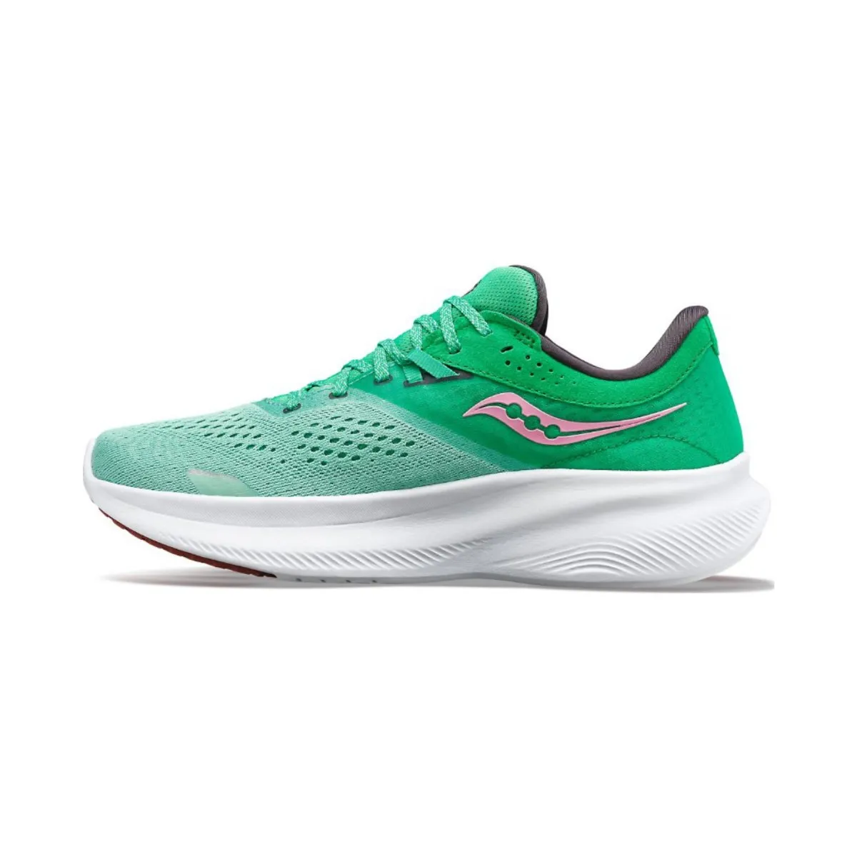 Shoes Saucony Ride 16 Green Pink  Women