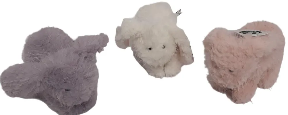 Stuffed Animal - Rabbit- Pink White or Purple