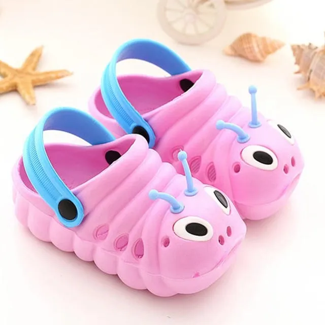 Summer Children's slippers Toddler Kid Boys Girls Cute Beach Sandals Slippers Flip Shoes Infant Cartoon Print Flat Heels Shoes