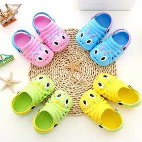 Summer Children's slippers Toddler Kid Boys Girls Cute Beach Sandals Slippers Flip Shoes Infant Cartoon Print Flat Heels Shoes