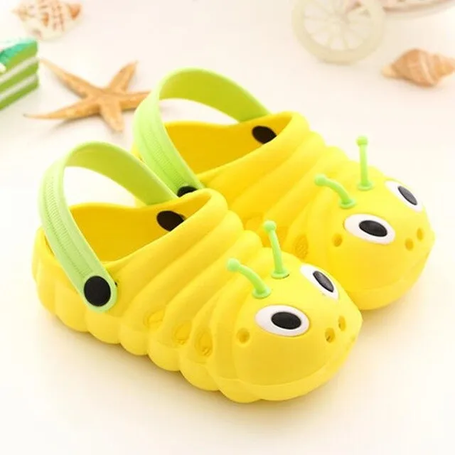 Summer Children's slippers Toddler Kid Boys Girls Cute Beach Sandals Slippers Flip Shoes Infant Cartoon Print Flat Heels Shoes