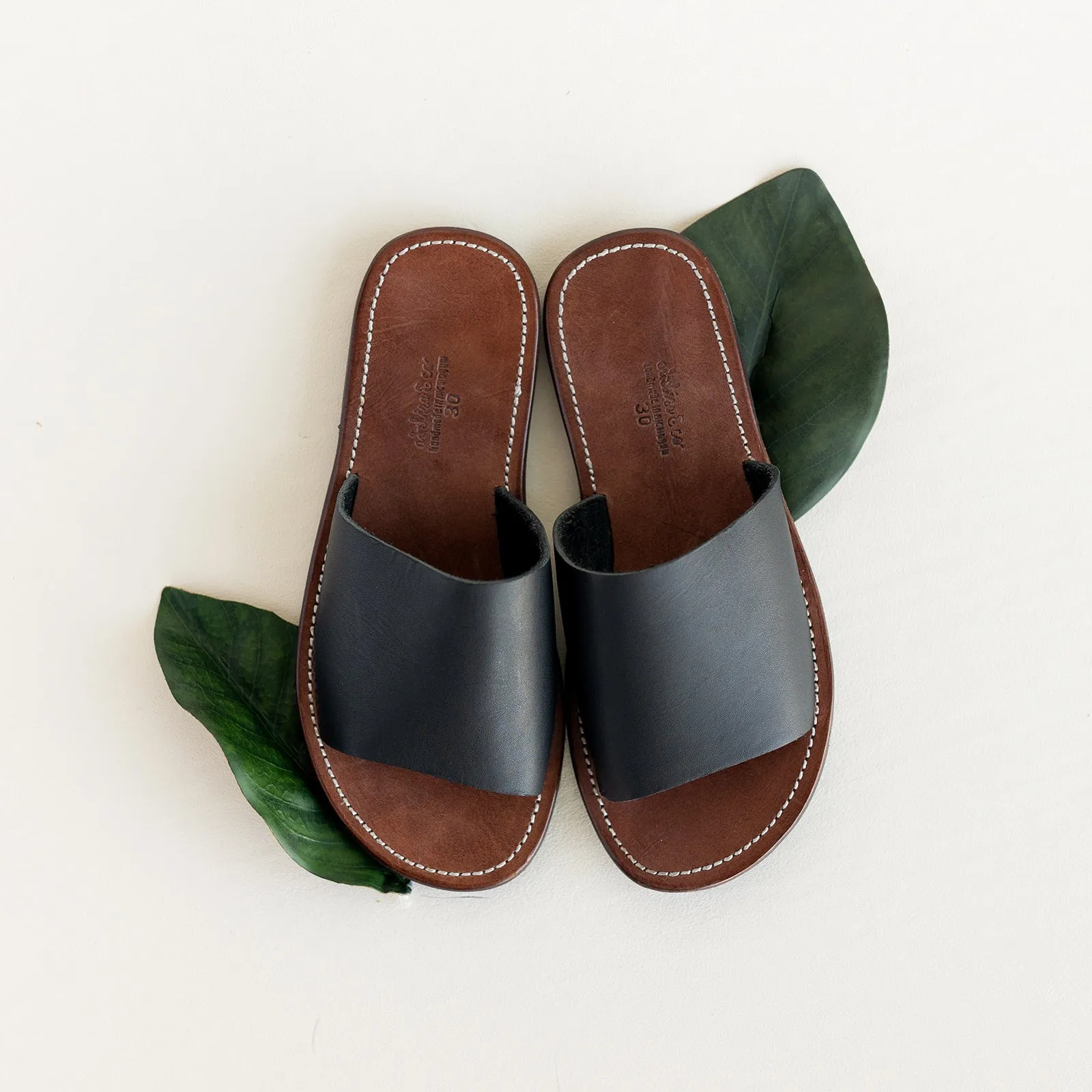 Verano Slide {Children's Leather Sandals}