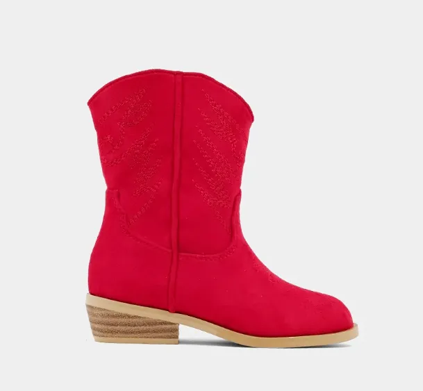 Zahara Toddlers - Red Suede