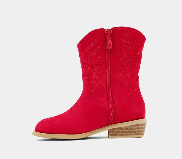 Zahara Toddlers - Red Suede